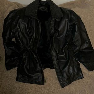 Chereskin leather men’s jacket xl black
